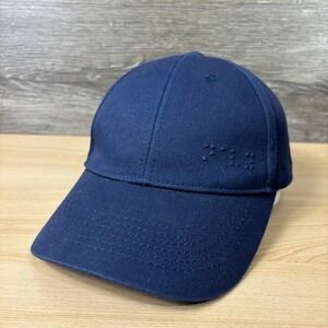 Two Blind Brothers Hat Cap Strap Back Blue One Size Adjustable